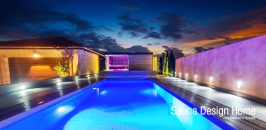 Kültéri finn szaunaház