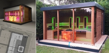 Egyedi prémium szaunaház építés Egyedi prémium szaunaház építés