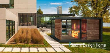 Luxus szaunaház kombinált szaunával Luxus szaunaház kombinált szaunával